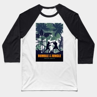Rumble in the Jungle - Alternative Movie Poster Baseball T-Shirt